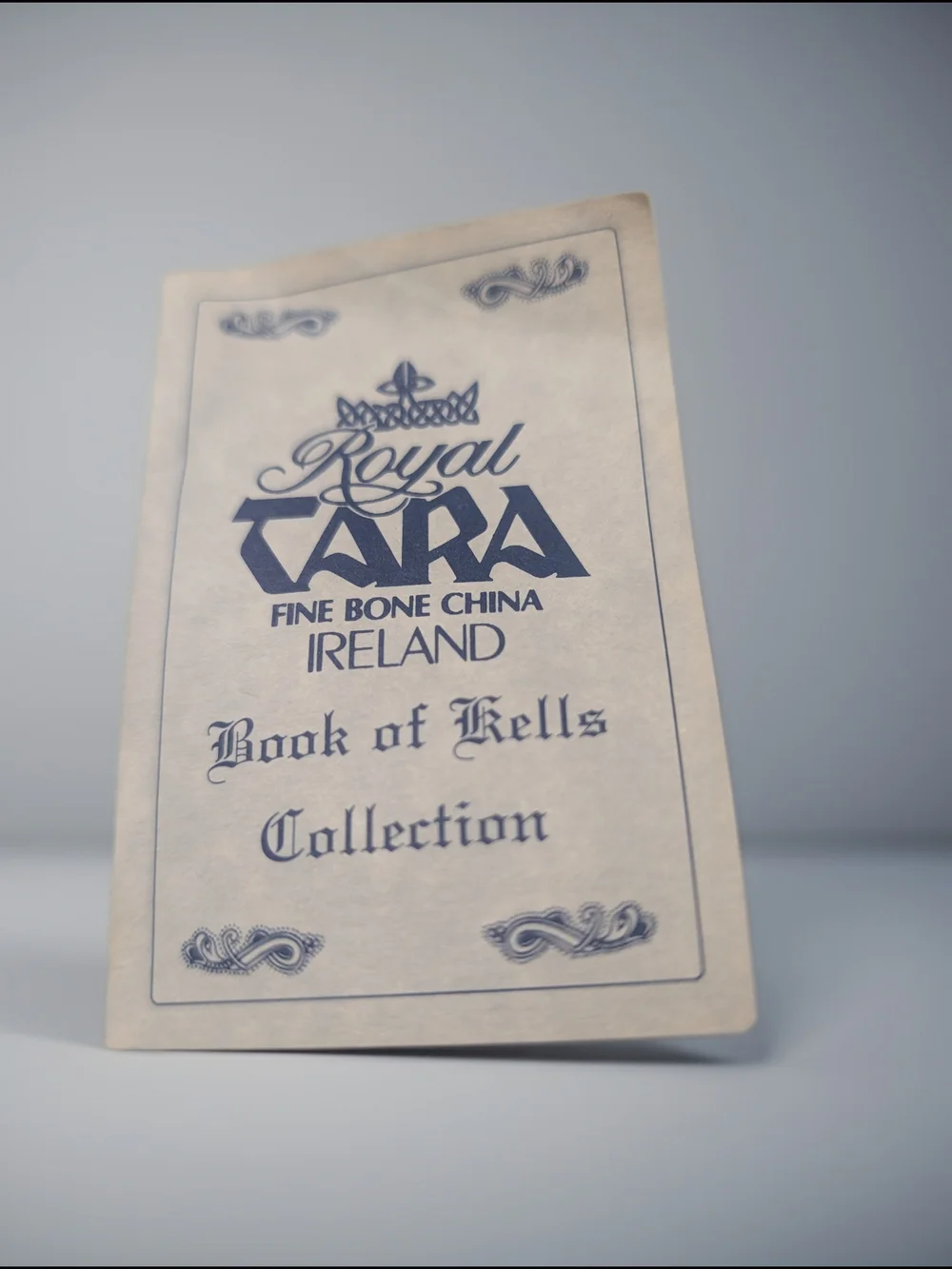 Royal Tara fine bone china coffee set in the highly collectible Book of Kells